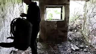 Building abandoned shelter for survival Part 1