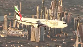 Dubai city Emirates Airlines