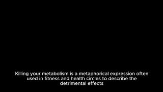Understanding the metabolic process Avoid practices that harm vital processes in the body