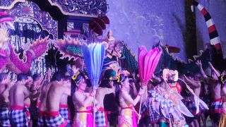 Kecak dance from Indonesian