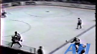 OHL Apr. 30, 1992 Dennis Bonvie,NB v Chris Simon,SSM (almost) North Bay Centennials Sault Ste. Marie