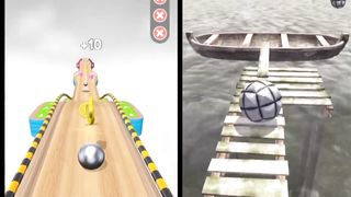Going Balls Level 1 Vs Rollance Level 1 Gameplay Gaming TV 350(1080P_60FPS).