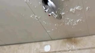 the lid of the flying pot was stuck to the ceiling of the house