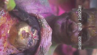 #radharanimandir #holi #barsanaholi #rangeeligali #radheradhe