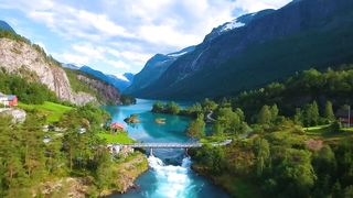 Amazing Nature | Drone | Waterfalls | Aerial View | No Copyright Videos