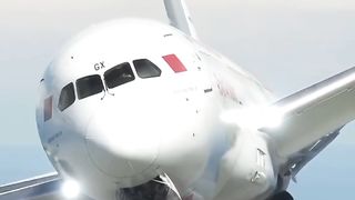 Slow maneuvering of an airplane in the air
