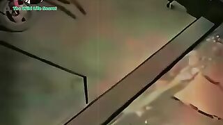 What was captured by surveillance cameras was terrifying