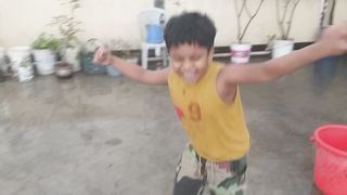 বৃষ্টির বিকেলে খালাতো ভাইকে নিয়ে।