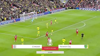 Liverpool vs Norwich City Copyright free sceen
