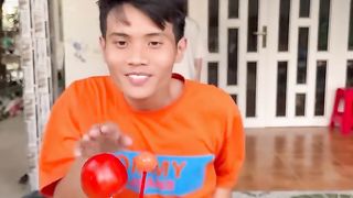 Kẹo Mút Và Kẹo Quả Khổng Lồ #shorts.