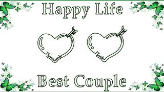 Couple Name Letter Art Video