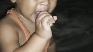 Baby eating lemon // A beautiful moment // Baby eating food