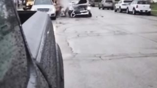 Drunk driver crash into children school bus