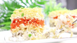 Салат МИМОЗА по - НОВОМУ!Вкусный и Необычный Рецепт! 100_ Вы будете в Восторге.