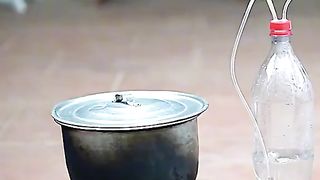 How to make a free-bio cooking gas