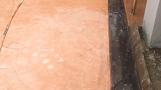 Stamp concrete  floor