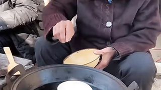 Chinese Burger Slate fried eggs