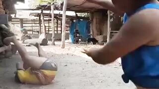 funny hand ball play