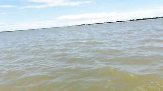 The River is like a sea during monsoon