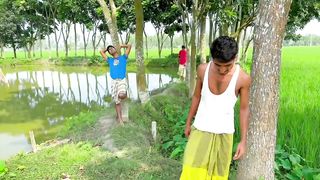 দুইভাই সেজে গুজে যাচ্ছে বাতেনের বাড়িতে দাওয়াত খেতে!