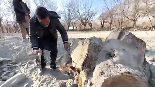 sherazi village vlogs father