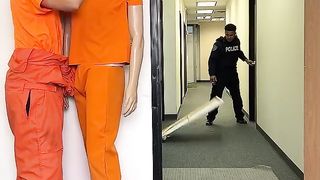Mannequin aids in unexpected criminal flight! #shorts.