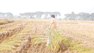 Today I am doing agricultural work in the field.