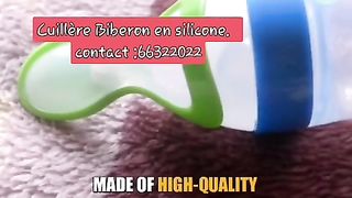 Cuillère Biberon en silicone