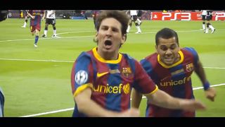 Messi amazing dribbling skill, assist and goal