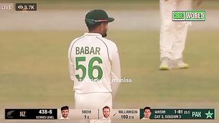 Little boy telling babar azam to take review