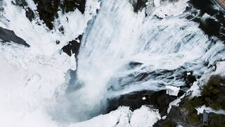 Waterfalls winter