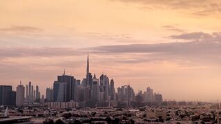 Sunset in Dubai