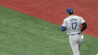 Ohtani picks up two hits, first RBI in winning debut