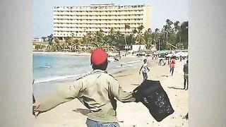 Laughing video when my friend plays football