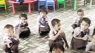 Children class room activity