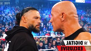 Rock & Romanrings wwe fight