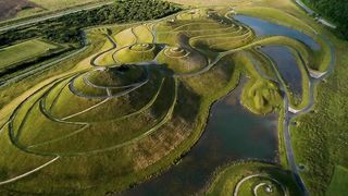 Flight Over Lady of the North: A Spectacular Aerial Journey"
