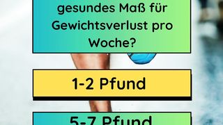 Maßen für Gewichtsverlust