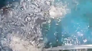 Hampir setiap hari kocor air tambah ketinggian air kolam seiring tumbuhnya LARVA LELE