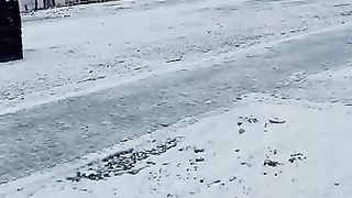 Beautiful snow wow