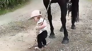 Ella and her friend on trail ride together ❤️  #trailride #horsebackriding #horseback #horseriding #horserider #kidsequestrian