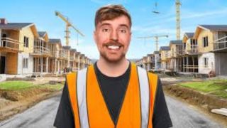 We Built A Town!@MrBeast ! mrbeast