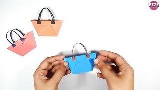 DIY SHOPPING BAG WITH PAPER / Paper Bag Making At Home / Origami Paper Bag /Origami Gift Bags