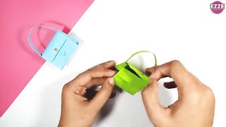 DIY SHOPPING BAG WITH PAPER / Paper Bag Making At Home / Origami Paper Bag / Origami Gift Bags
