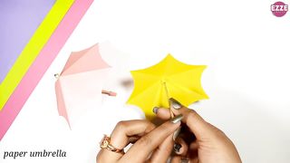 How to make a paper Umbrella |Origami Umbrella | mini paper Umbrella