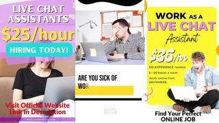 Live Chat Jobs - You have to try this one, Link in Description