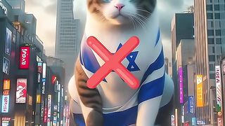Kucing raksasa negara muslim dan non-muslim #shorts