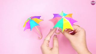 HOW TO MAKE A PAPER UMBRELLA | mini paper Umbrella | Origami Umbrella