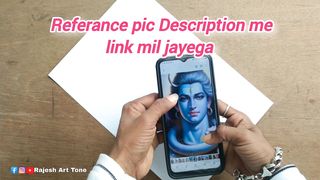 How to draw Lord Shiva | Easy drawing of lord Lord Mahadev | Step by step Lord Shiva drawing