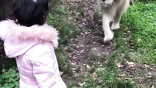 It's an amazing video, this little girl is brave.